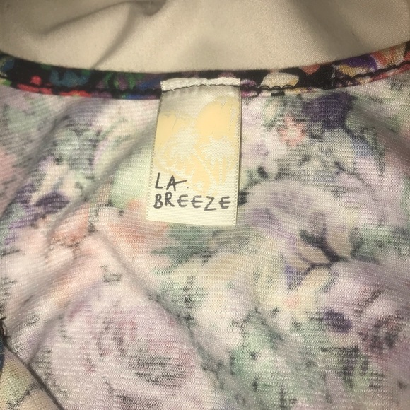 Floral Peplum Dress - Picture 3 of 4